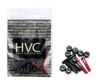 HVC Hardware Set Kreuzschlitz 1" schwarz / rot